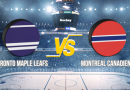 Pronostic Toronto Maple Leafs Montreal Canadiens