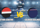 Pronostic Ottawa Senators Colorado Avalanche