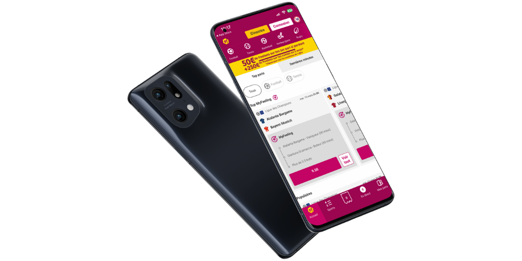 L'application feelingbet sur Android